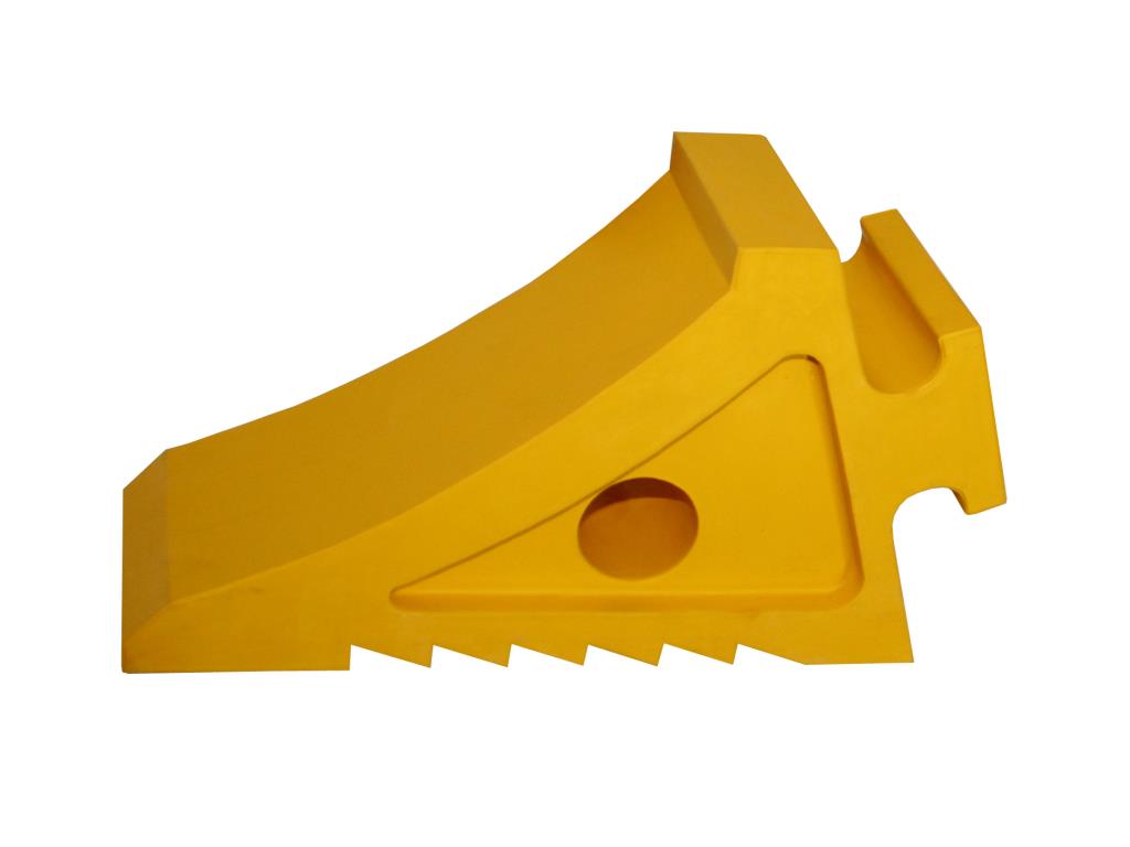 <p>Wheel Chock Rubber 250L x 90W x 150H T1 (Yellow Natural Rubber)</p>