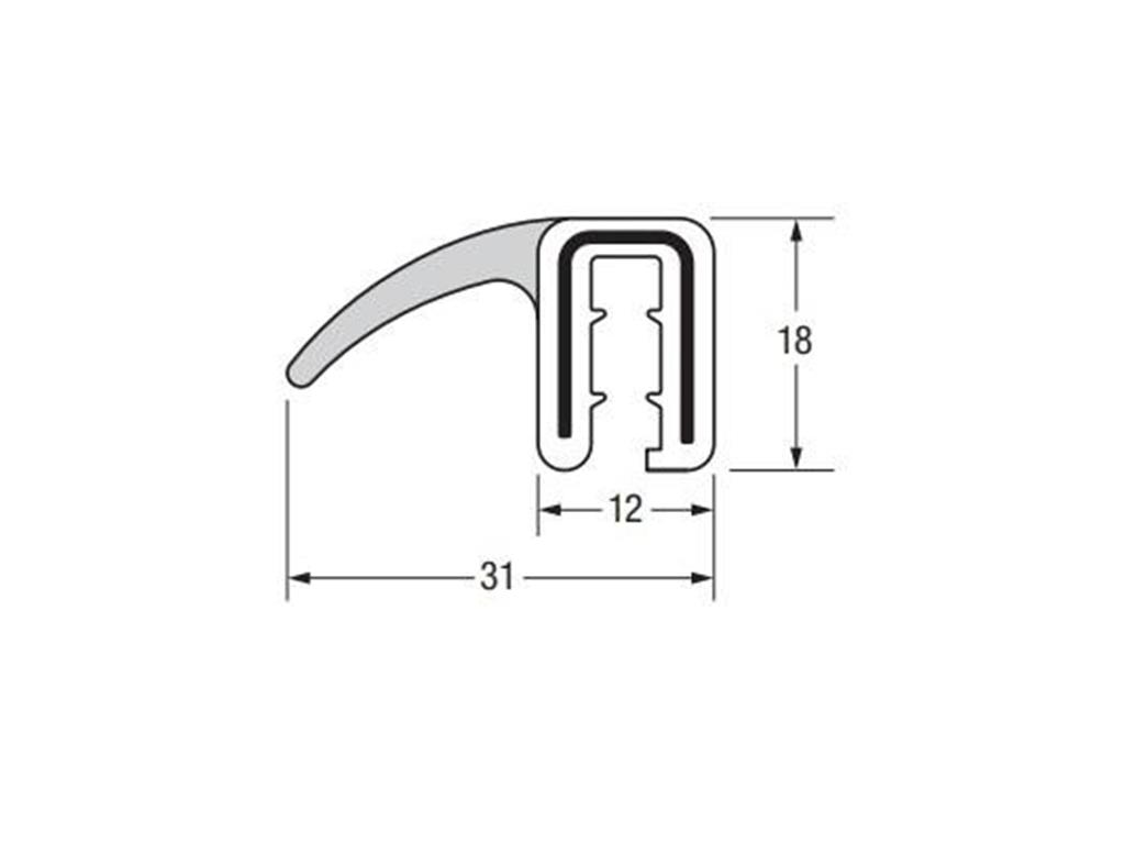 <p>Pinchweld PVC Black With PVC Flap</p>